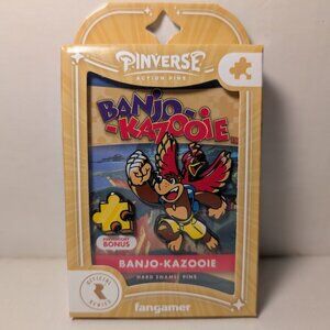 Pinverse Banjo Kazooie & Jiggy Enamel Pin Set 2x Official Collectible Badges